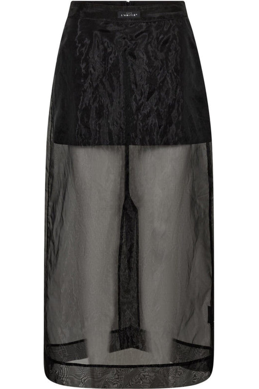 Haute L'Amitié - Organza Pencil Skirt HL10638 - Black Nederdele 
