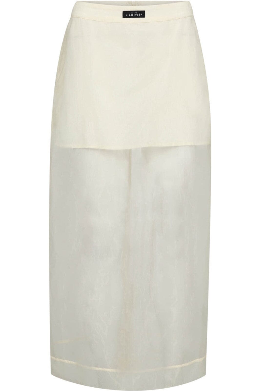 Haute L'Amitié - Organza Pencil Skirt HL10638 - Pale Yellow Nederdele 