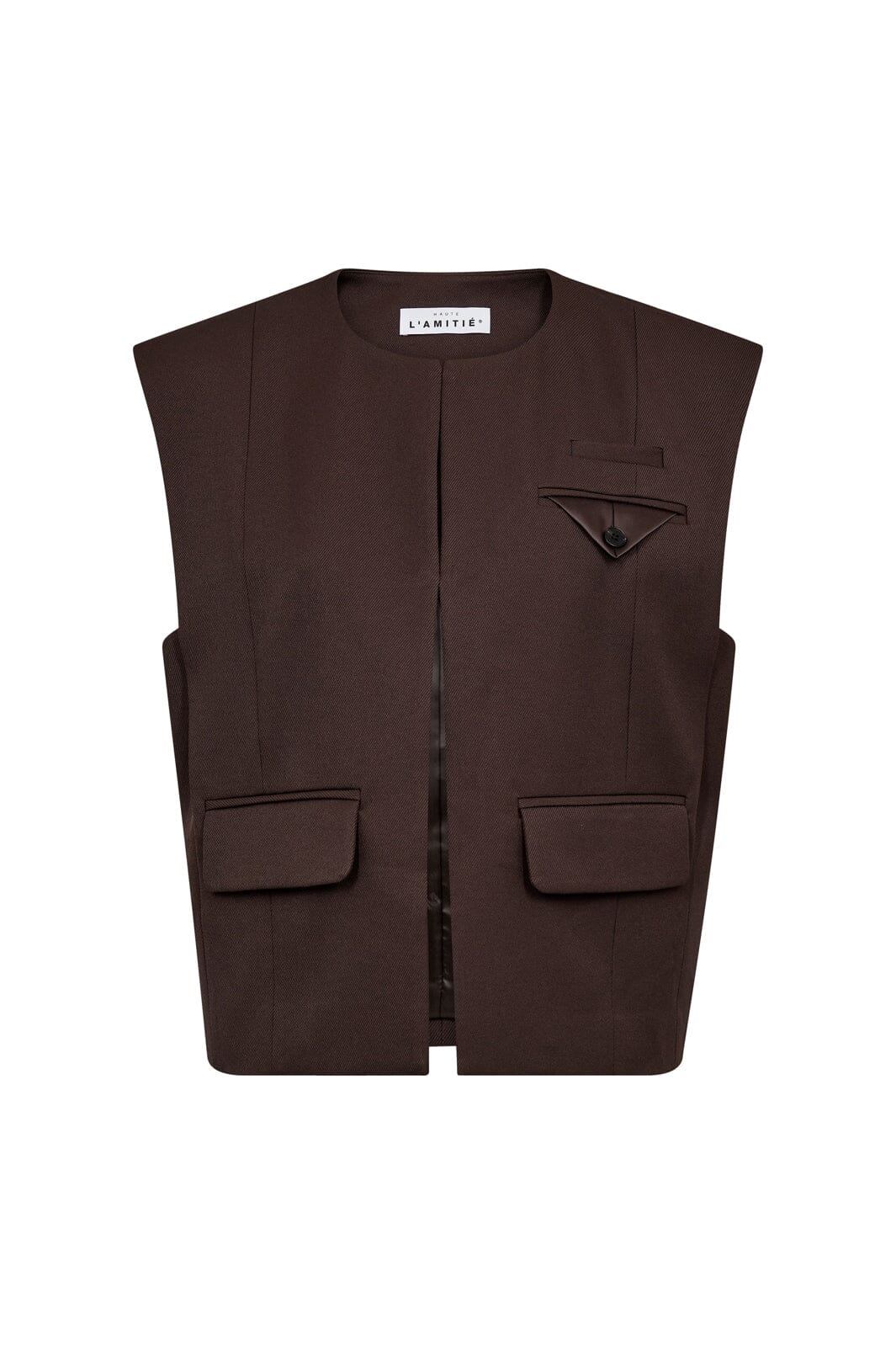 Haute L'Amitié - Premiere Box Waistcoat HL10162 - Mocca