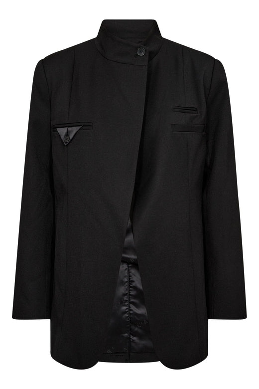 Haute L'Amitié - Premiere Overlap Blazer HL10773 - Black Blazere 