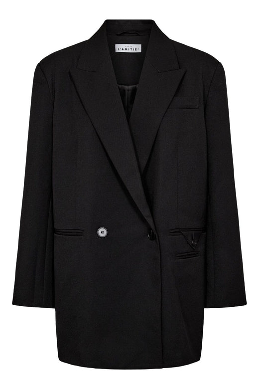 Haute L'Amitié - Premiere Oversize Triangle Blazer HL10273 - Black Blazere 