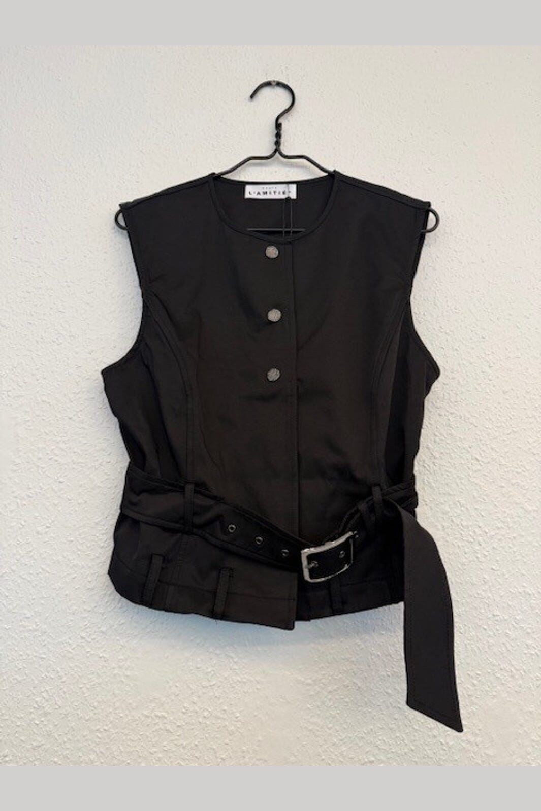 Haute L'Amitié - Rabi Belt Vest HL10835 - Black