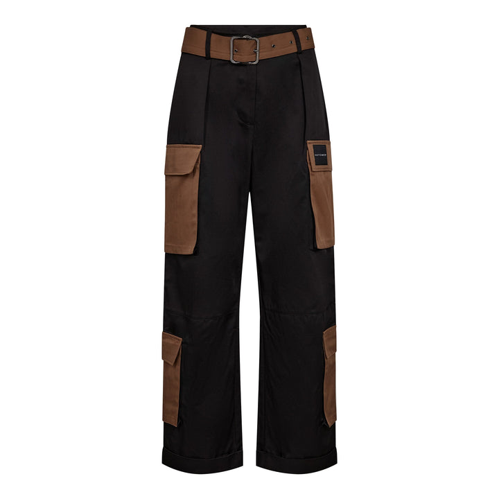 Haute L'Amitié - Rabi Mix Pocket Pant HL10836 - Dusty Mocca Bukser 