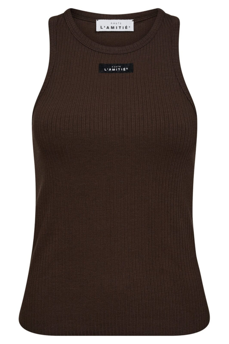 Haute L'Amitié - Rib Badge Stone Tank HL10707 - Off-White main image 1