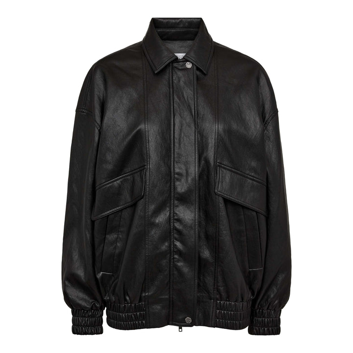 Haute L'Amitié - Rizz Pu Jacket HL10689 - Black Jakker 