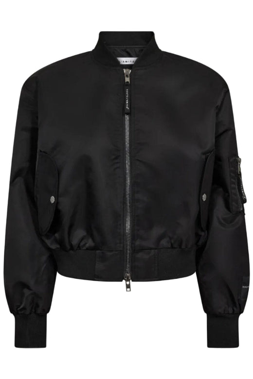 Haute L'Amitié - Sally Crop Bomber HL10659 - Black Jakker 