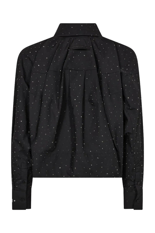 Haute L'Amitié - Sophie Plain Stone Shirt Hl10956 - Black Skjorter 