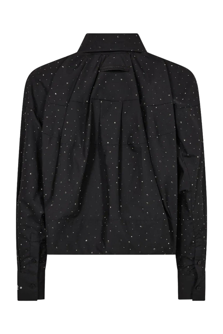 Haute L'Amitié - Sophie Plain Stone Shirt Hl10956 - Black Skjorter 