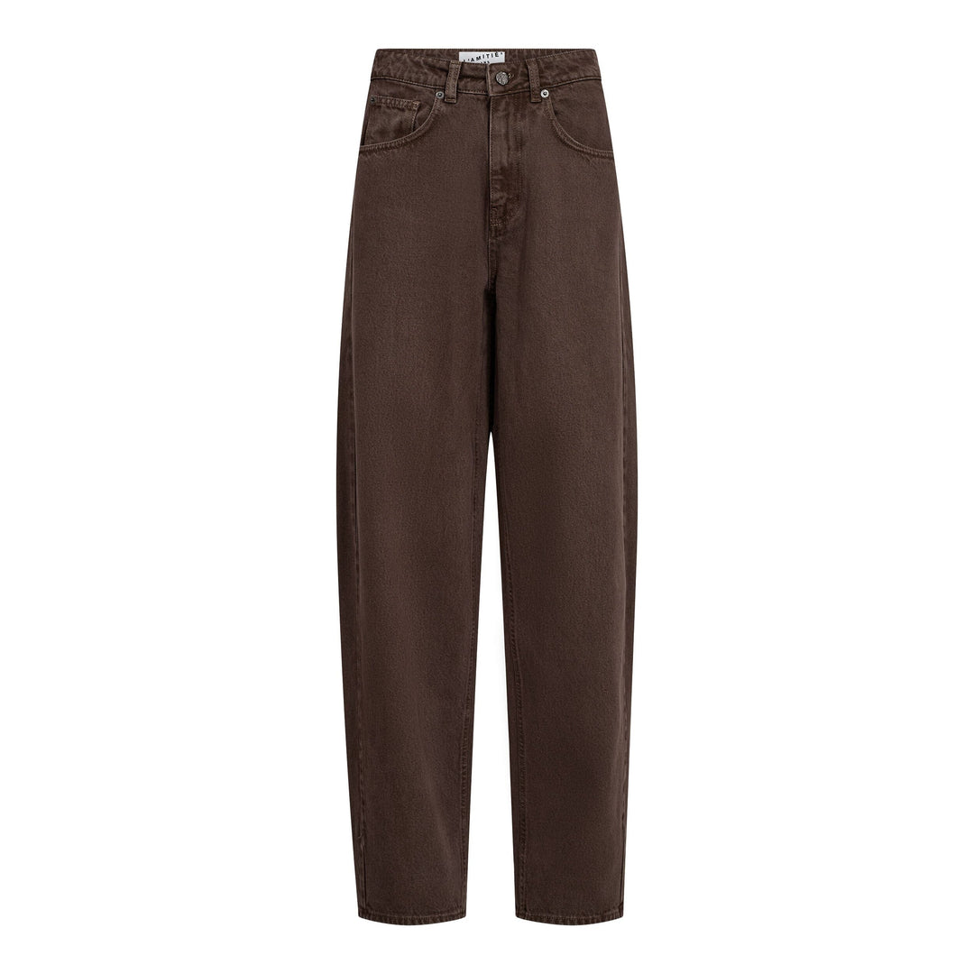 Haute L'Amitié - Uni Mid Rise Jeans HL10863 - Mocca Jeans 