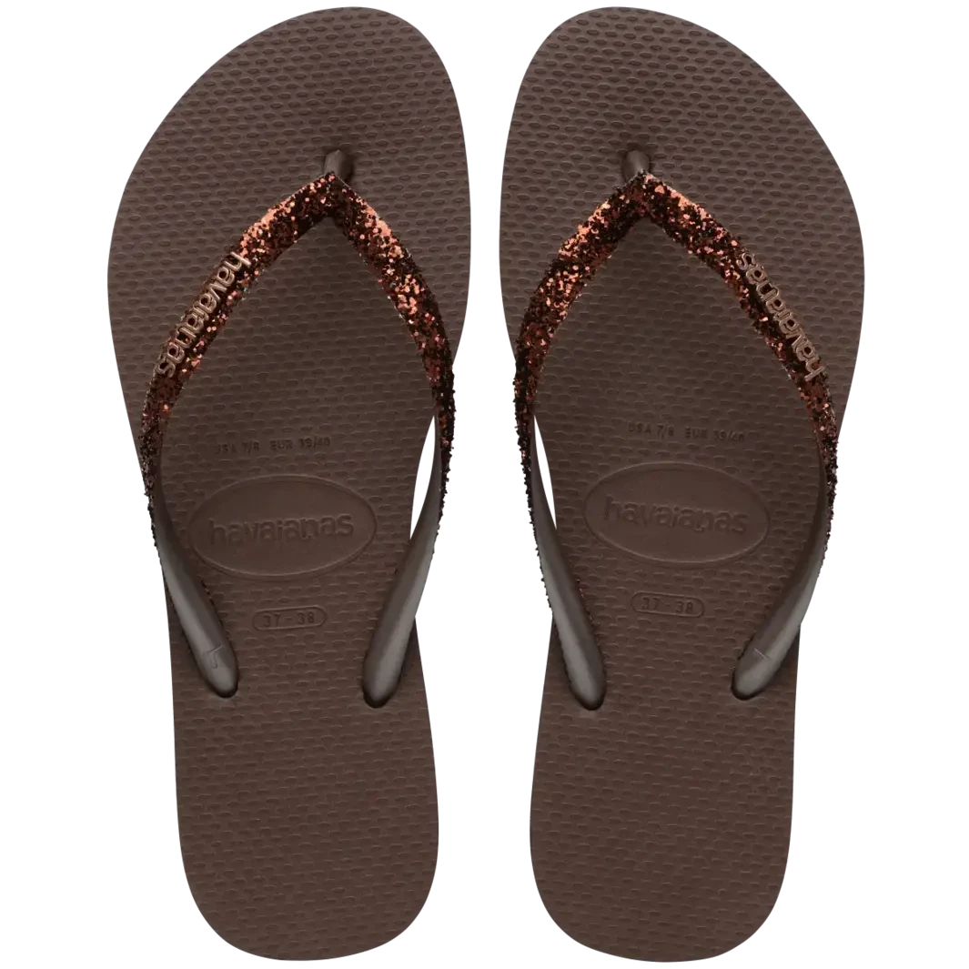 Havaianas - Hav. Slim Glitter Ii  - 0727 Dark Brown