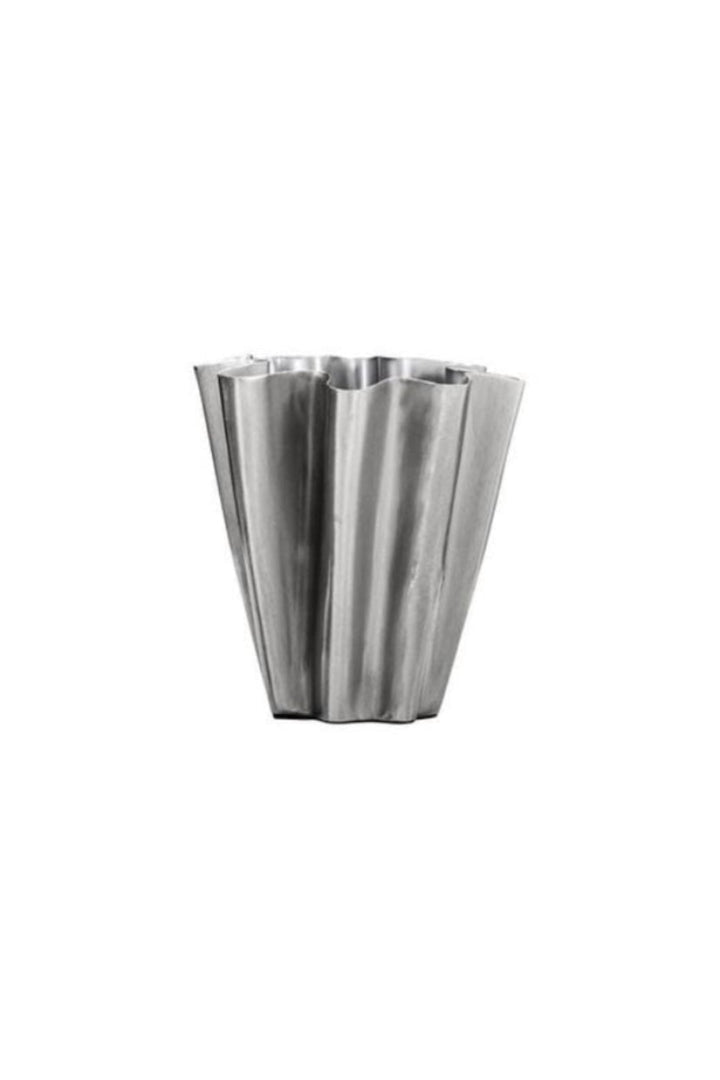 House Doctor - Vase, Hdflood, Børstet Sølvfinish - 900000765