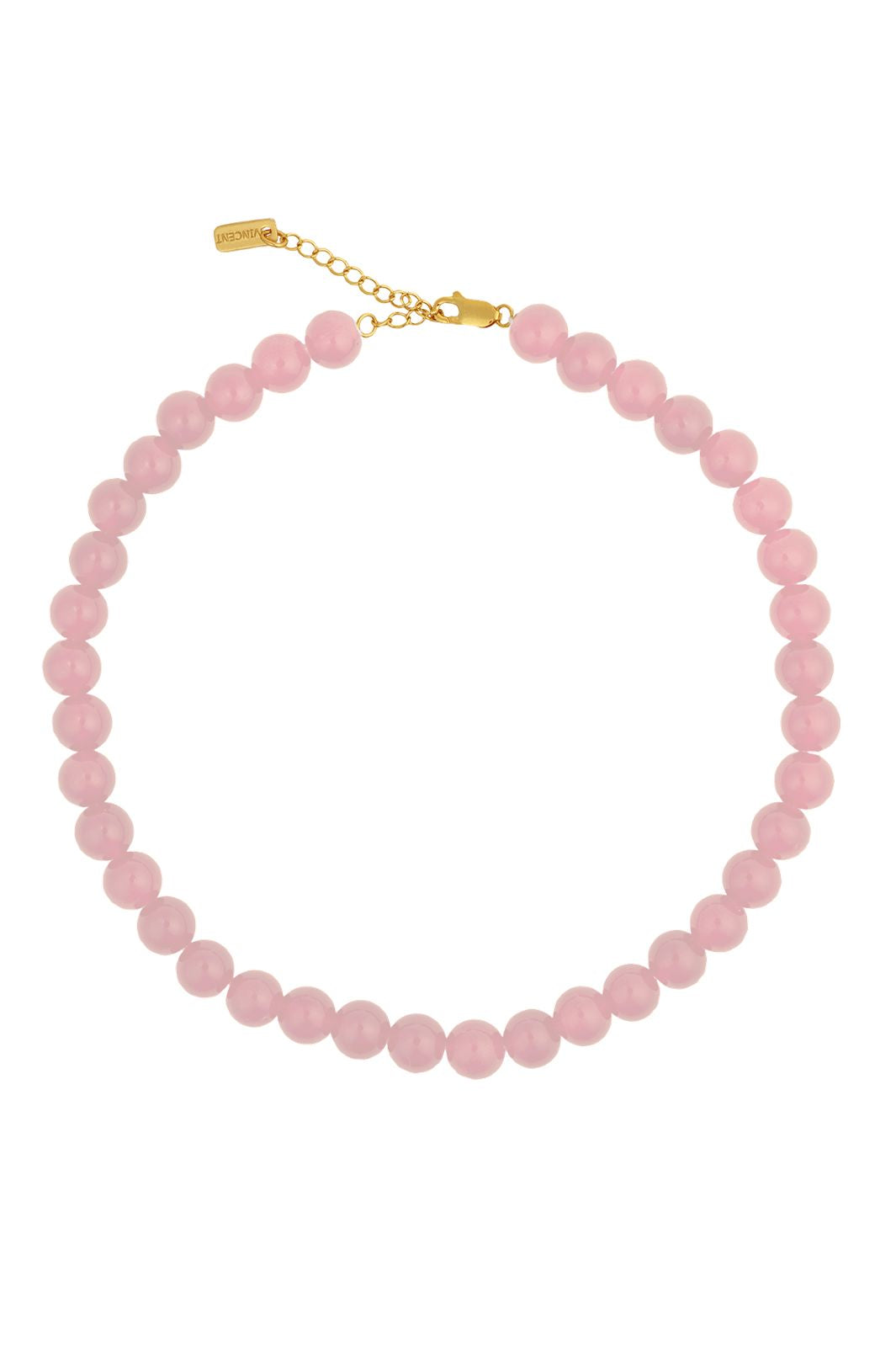 House Of Vincent - Candy Coral Blossom M Necklace VJ233-UNG-LP-M - Light Pink - Gilded