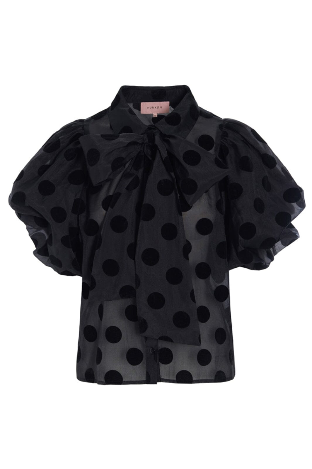 Hunkøn - Bobby Shirt 25635 - Black W/Dots