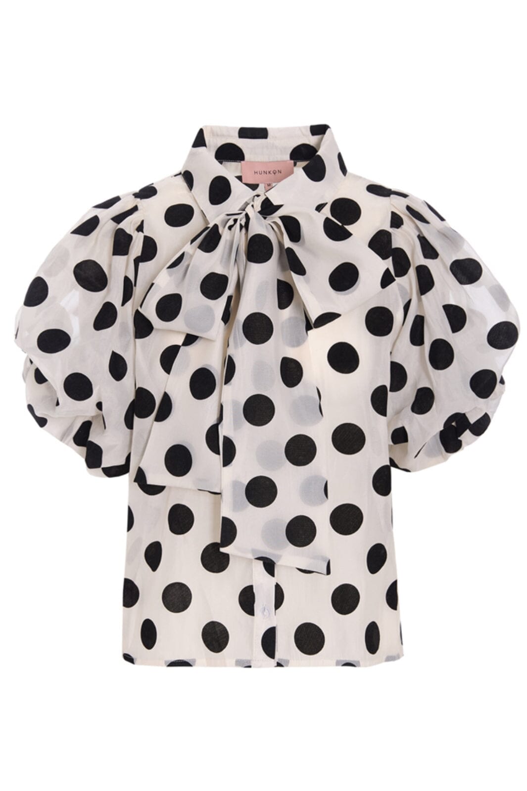 Hunkøn - Bobby Shirt 25635 - White W/ Dots