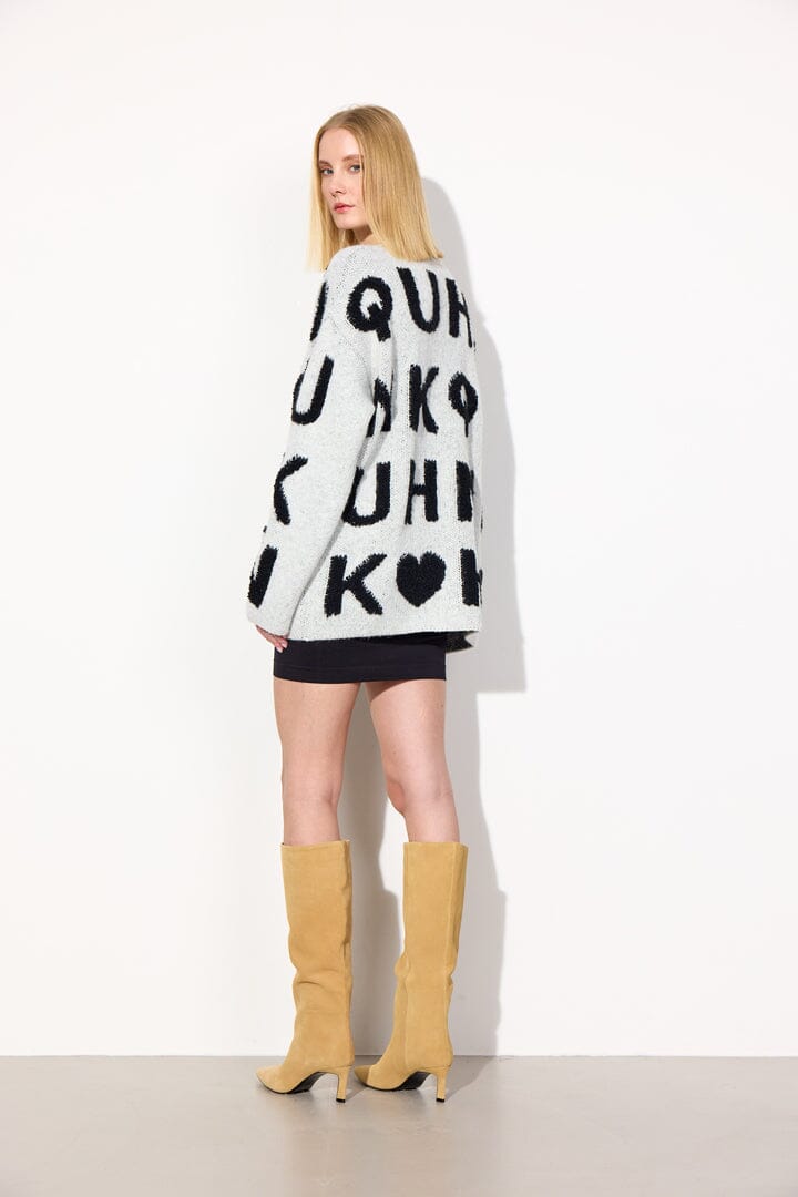 Hunkøn - Jenny Knit Cardigan 25681 - White