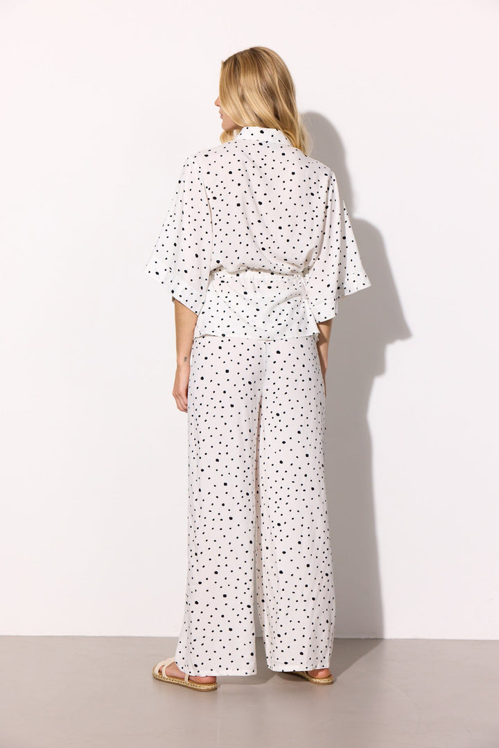 Hunkøn - Kris Kimono Shirt 26122 - White Skjorter 