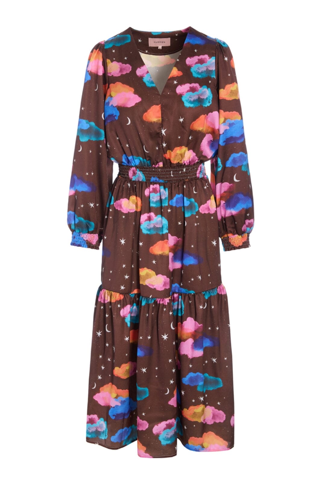 Hunkøn - Sonja Dress 25622 - Cocoa Sky Art Print
