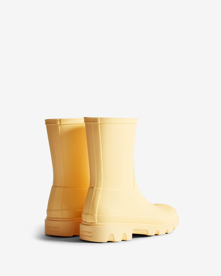 Hunter - Downpour Short Boot Hfru0002251ya - Pale Yellow Gummistøvler 