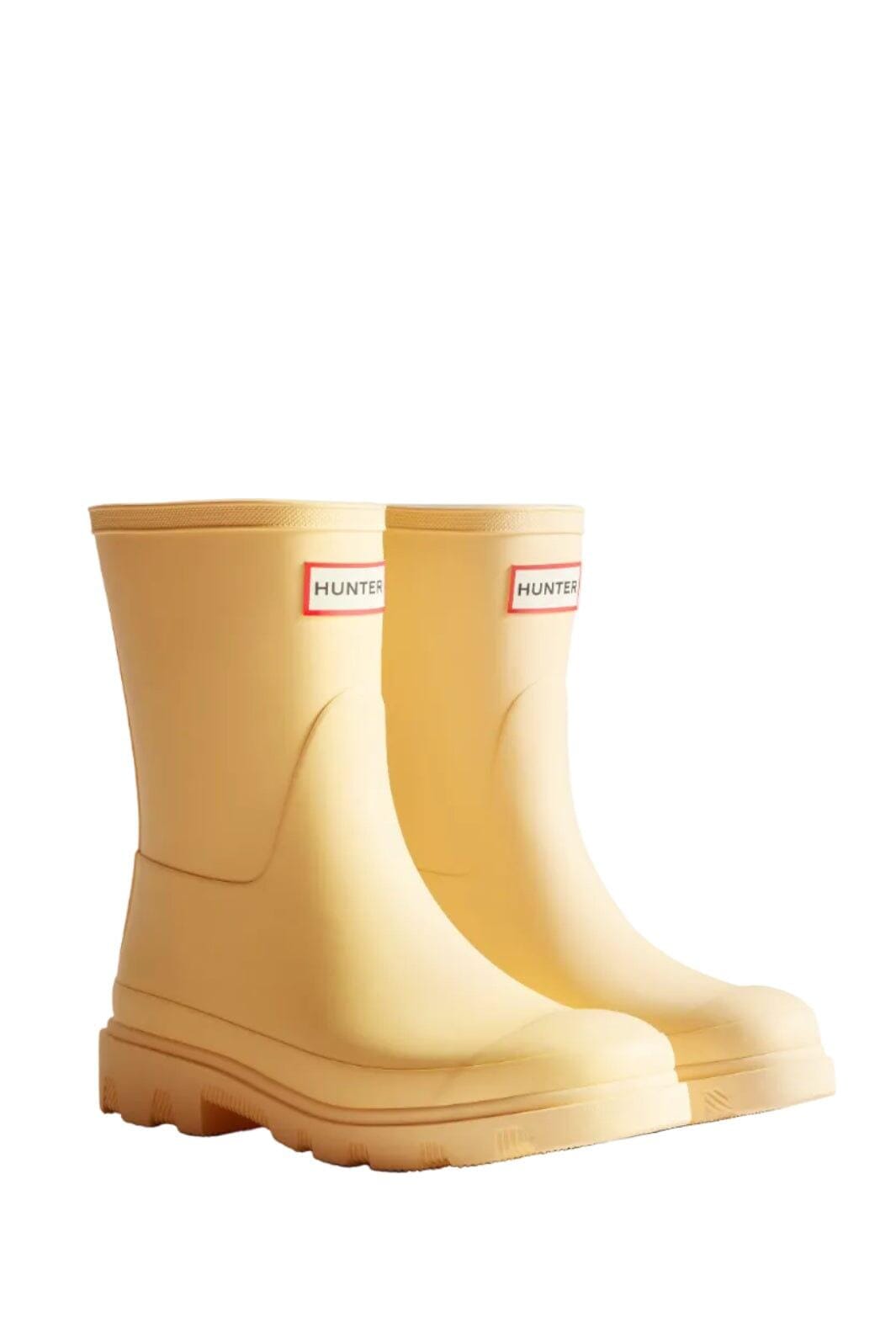 Hunter - Downpour Short Boot Hfru0002251ya - Pale Yellow Gummistøvler 