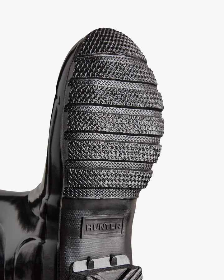 Hunter - Womens Original Tall Gloss Boot Wft1000rglblk - Black Gummistøvler 
