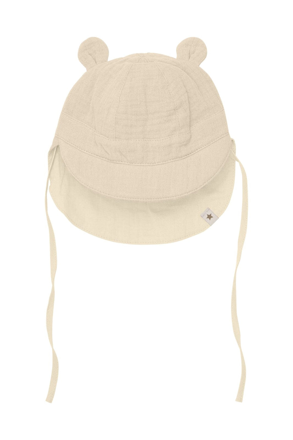 Huttelihut - Summer Hat Ears Muslin - Irish Cream Sommerhatte & UV hatte 