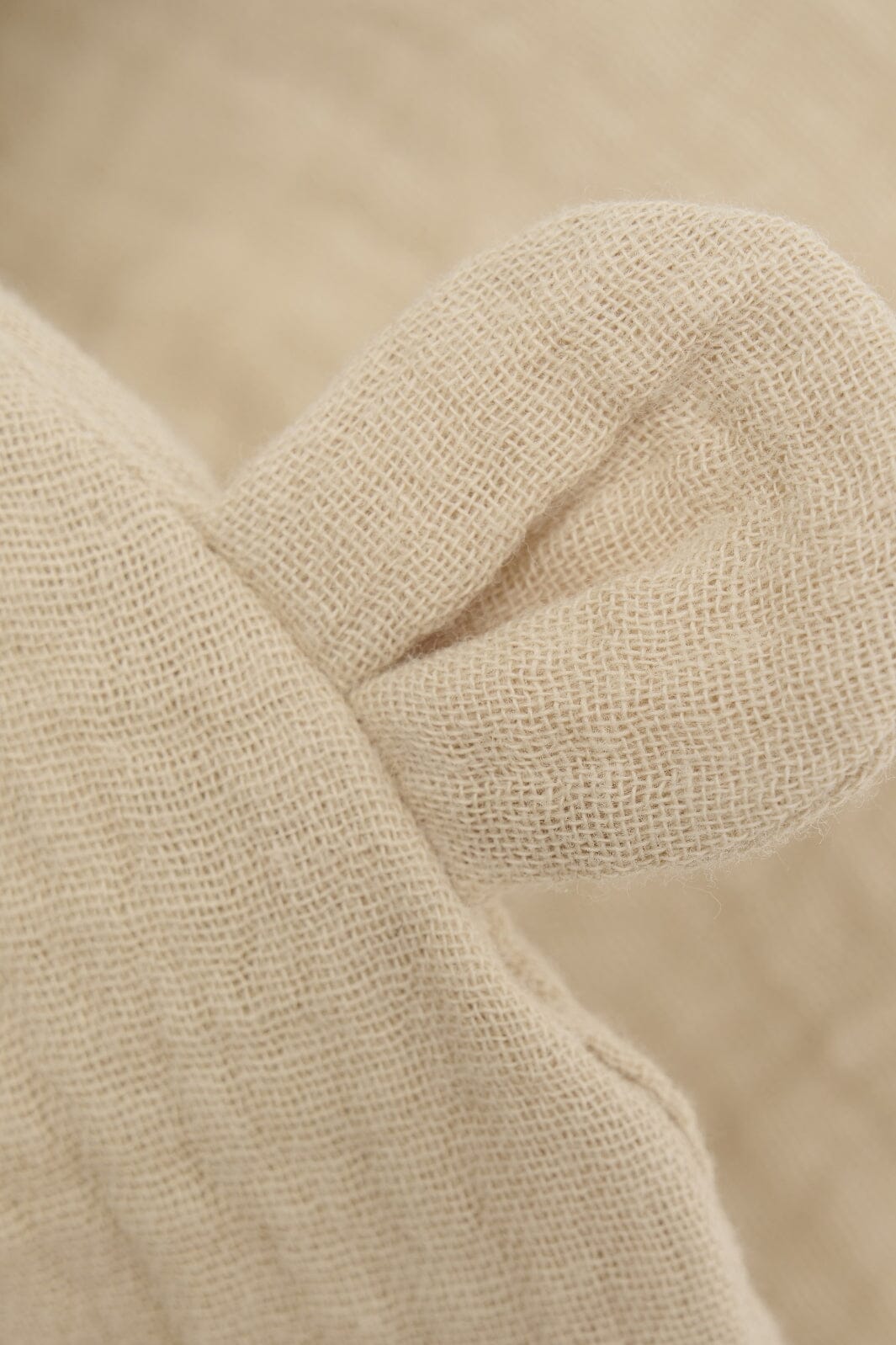 Huttelihut - Summer Hat Ears Muslin - Irish Cream Sommerhatte & UV hatte 