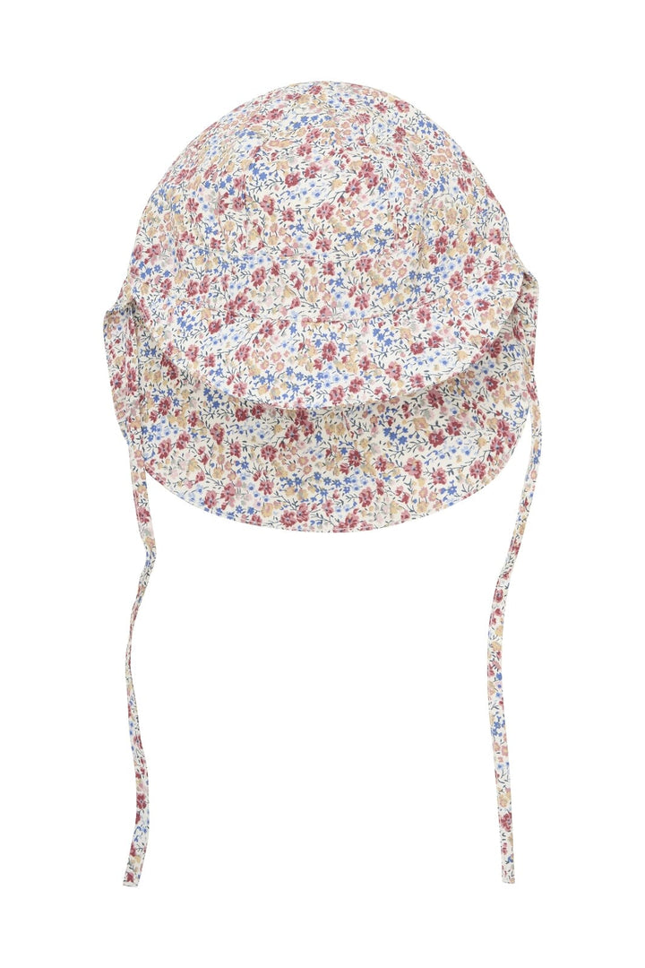 Huttelihut - Summer Hat In Liberty Fabric 460307 - 5073 Sepia Rose