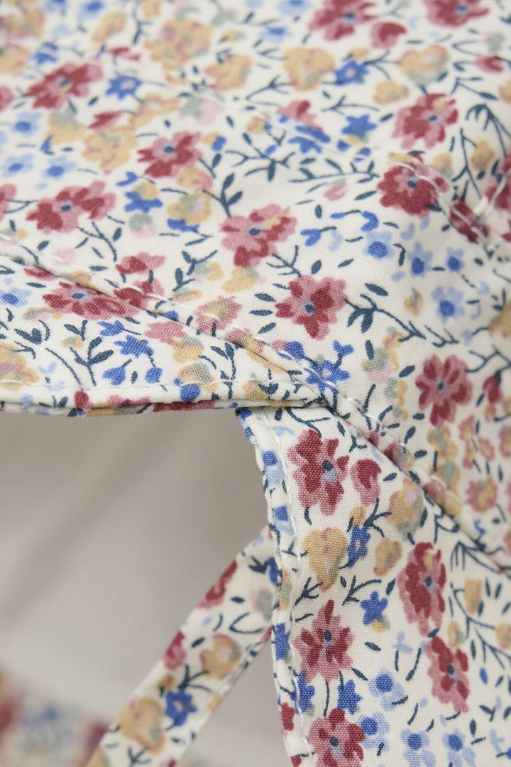 Huttelihut - Summer Hat In Liberty Fabric 460307 - 5073 Sepia Rose