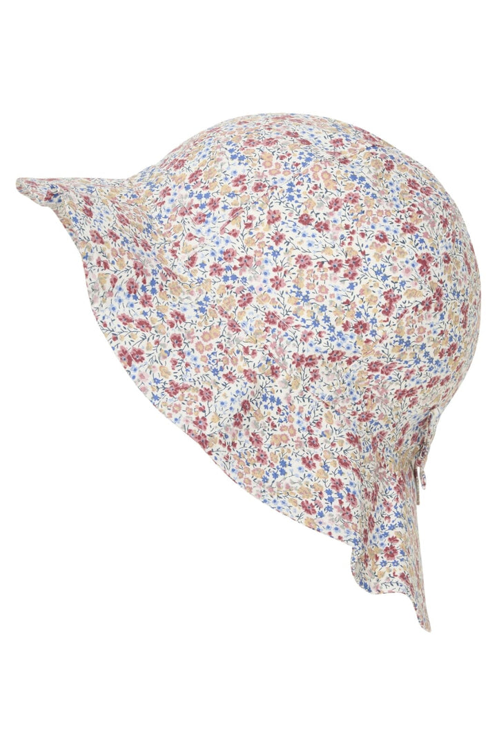 Huttelihut - Summer Hat In Liberty Fabric - Sepia Rose Sommerhatte & UV hatte 