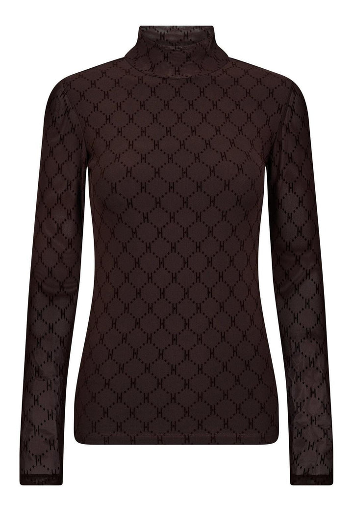 Hype The Detail - Mesh High Neck 300-15 - 10 - Brun Toppe 