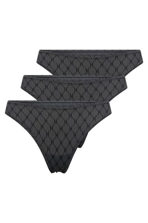 Hype The Detail - String Logo 3-Pk 3250-62 - 8 - Grå Bikinier 
