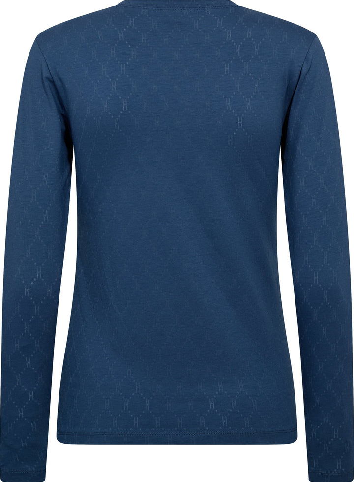 Hype The Detail - Tee L/S, Cotton 600-14 - 48 - Blå Toppe 