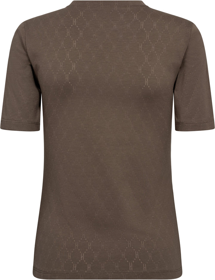 Hype The Detail - Tee S/S, Cotton 600-2 - 2 - Brun T-shirts 