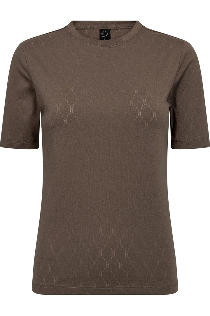 Hype The Detail - Tee S/S, Cotton 600-2 - 2 - Brun T-shirts 