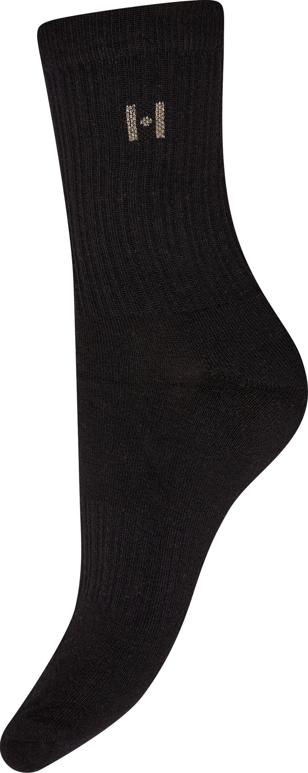 Hype The Detail - Tennis Logo 2-Pk 21495-8000 - 9 - Black Strømper 