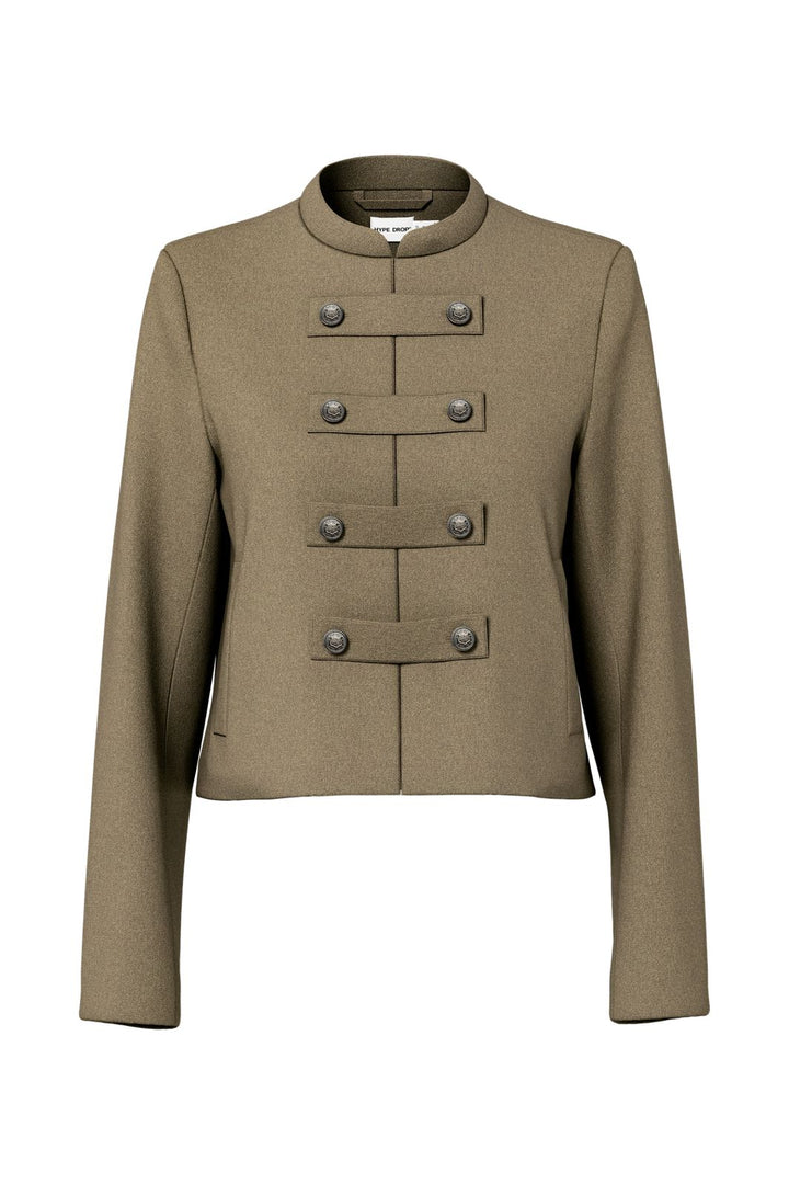 Hypedrop - Hdandrea Cropped Military Jacket 32000627 - 5149892 - Aloe