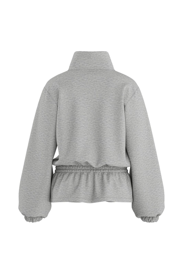 Hypedrop - Hdilse Ls High-Collar Sweat 32001221 - 5276756 - Light Grey Melange