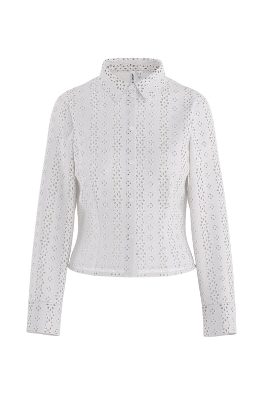 Hypedrop - Hdmarlee Ls Fitted Shirt 32000888 - 5199085 - White