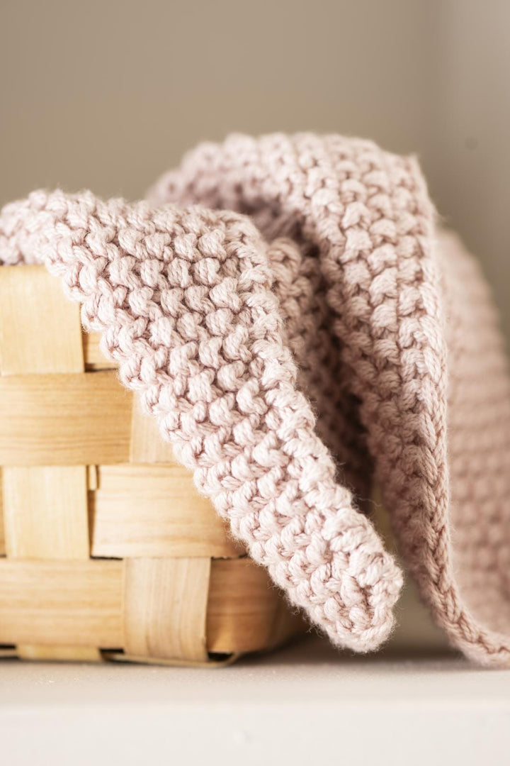 Ib Laursen - Grydelap Mynte Rose Shadow Strikket - 6350-43