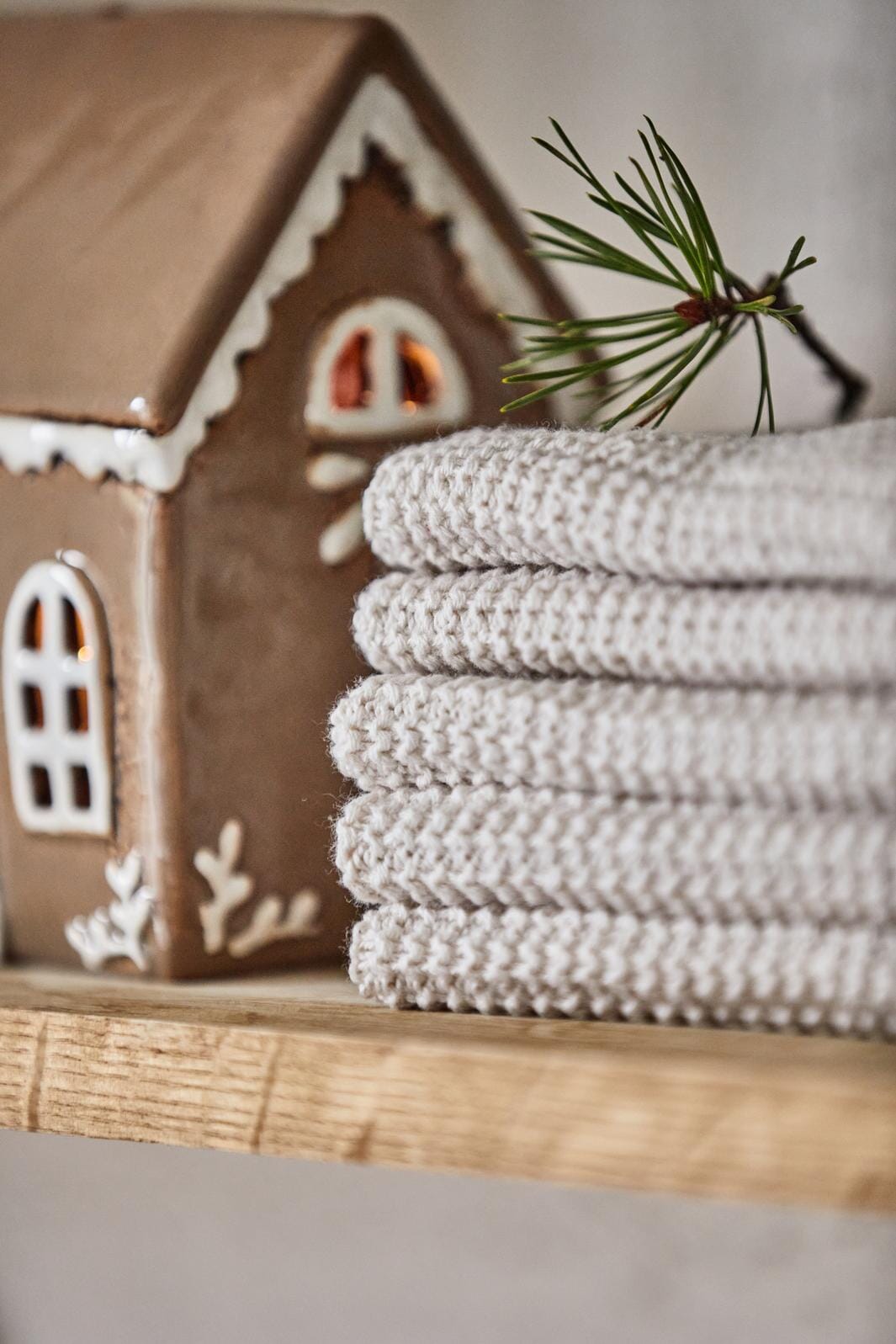 Ib Laursen - Karklud butter cream strikket - 100% bomuld, Strik - 66107-82