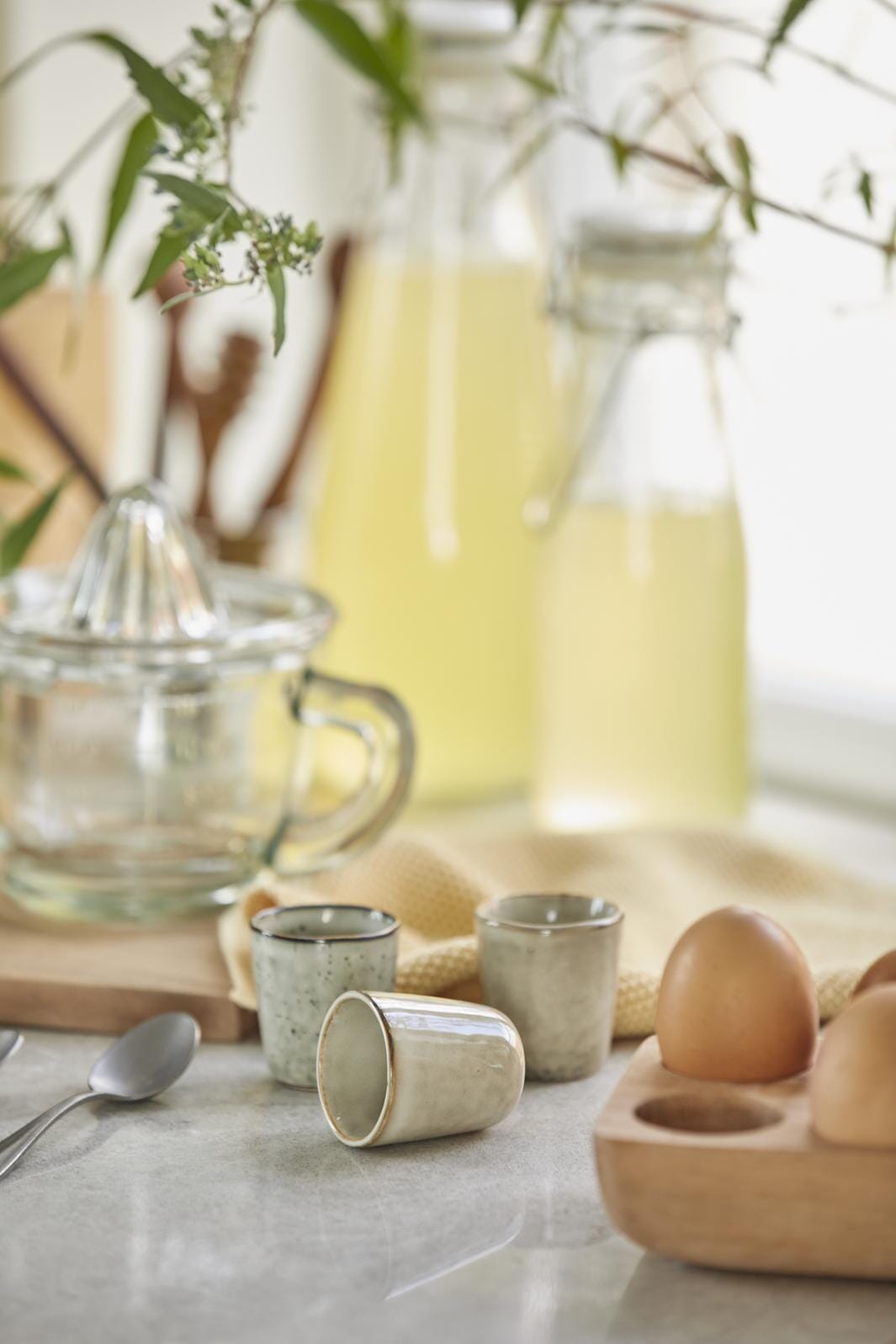 Ib Laursen - Karklud Mynte Lemonade strikket - 100% bomuld, Strik - 6351-04