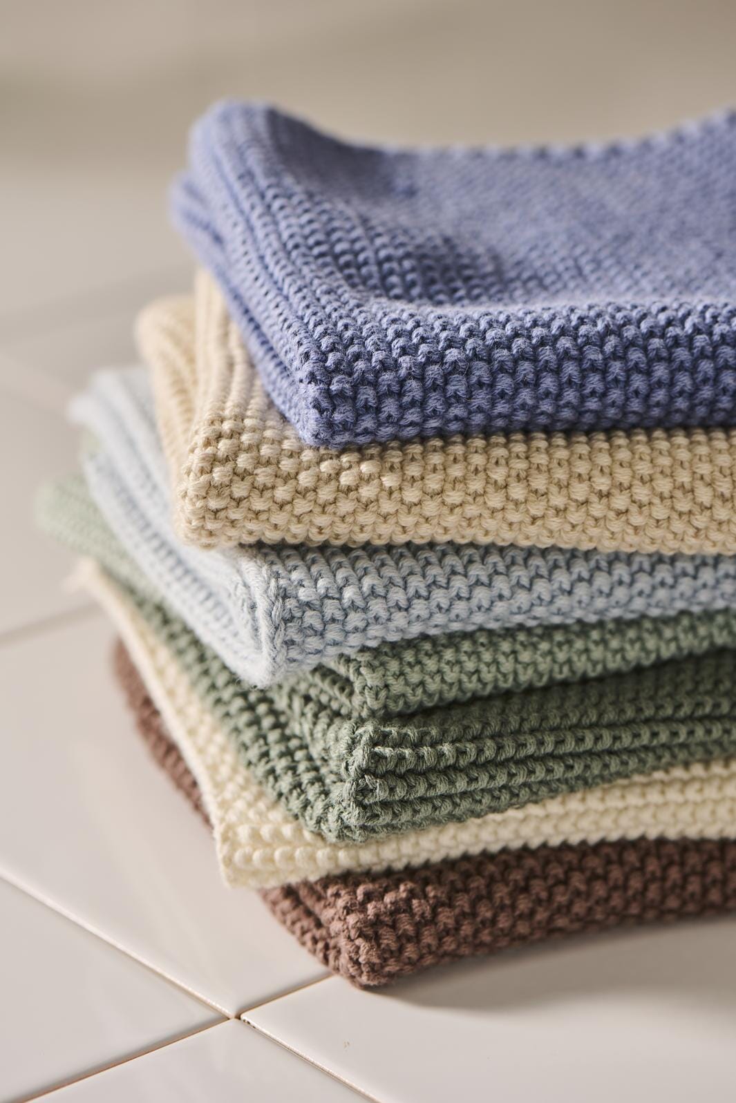 Ib Laursen - Karklud Mynte Lemonade strikket - 100% bomuld, Strik - 6351-04