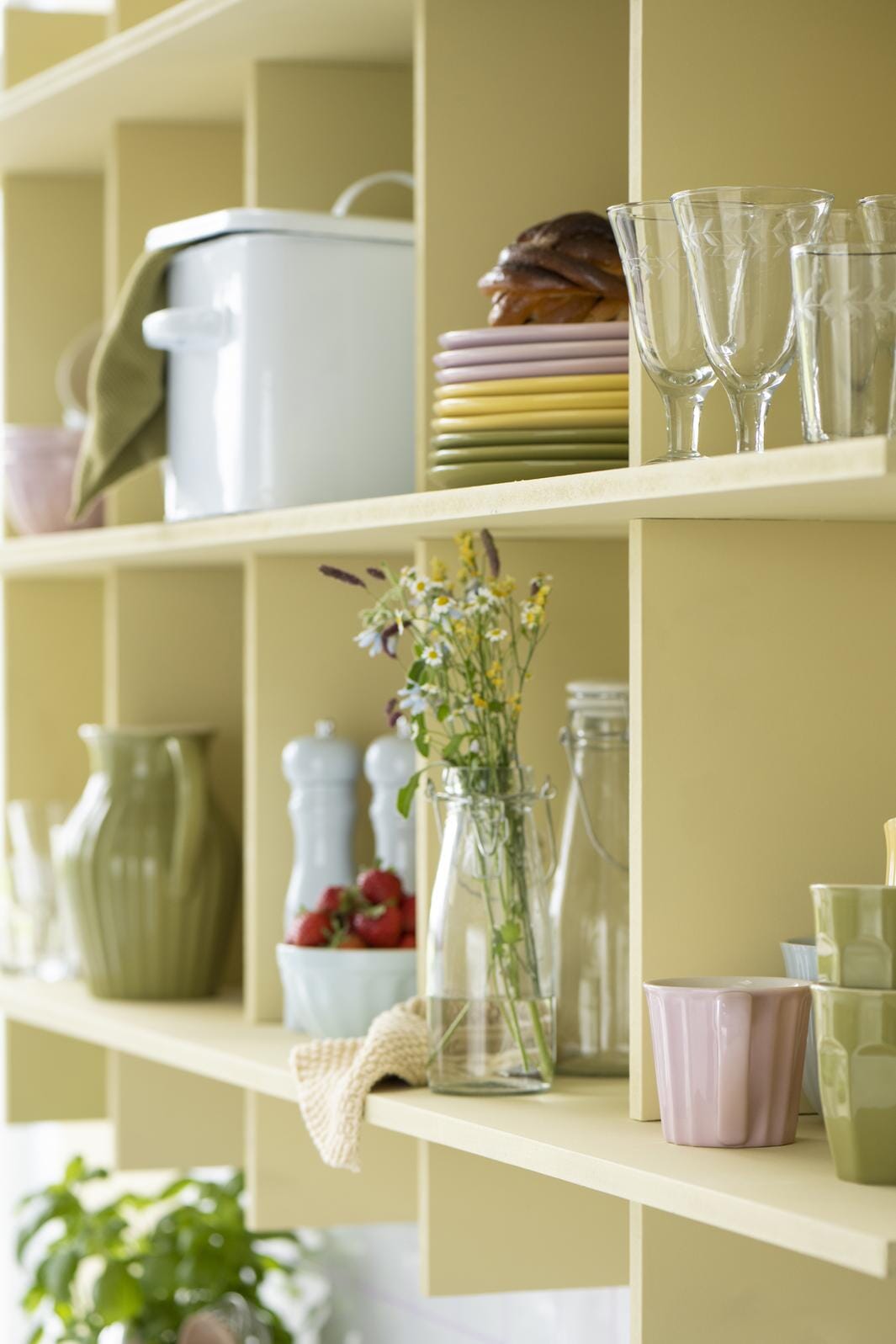 Ib Laursen - Karklud Mynte Lemonade strikket - 100% bomuld, Strik - 6351-04