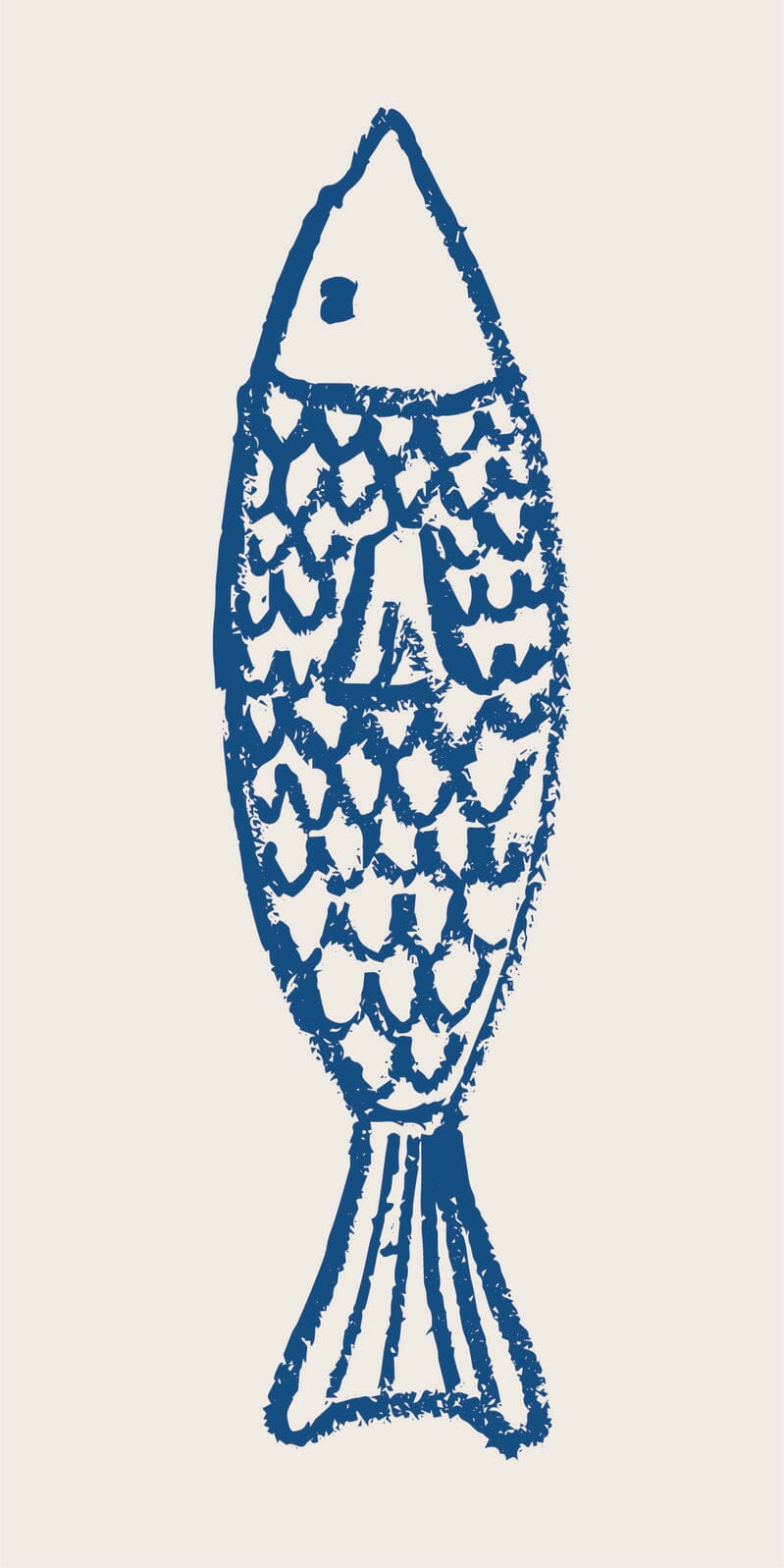 Ib Laursen - Serviet 10x20 cm fisk 16 stk/pk - Papir - 95918-00