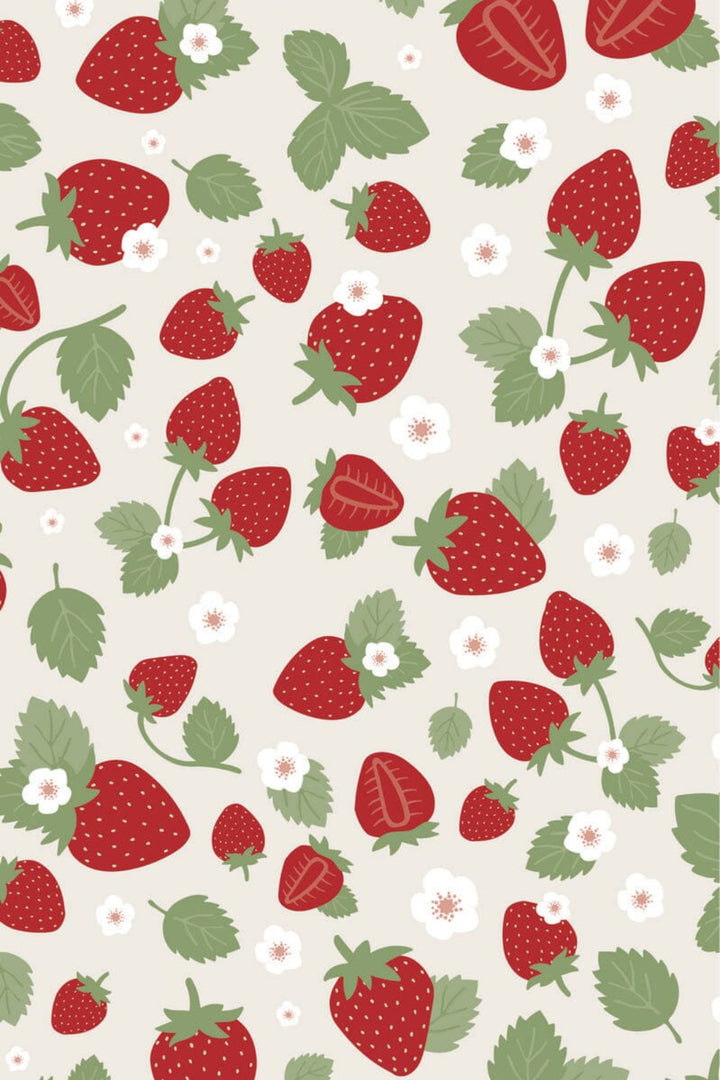 Ib Laursen - Serviet 10x20 cm jordbær 16 stk/pk - Papir - 95928-00