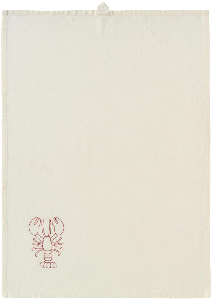 Ib Laursen - Viskestykke Atlantis m/hummer butter cream - Bomuld, Polyester - 63010-82