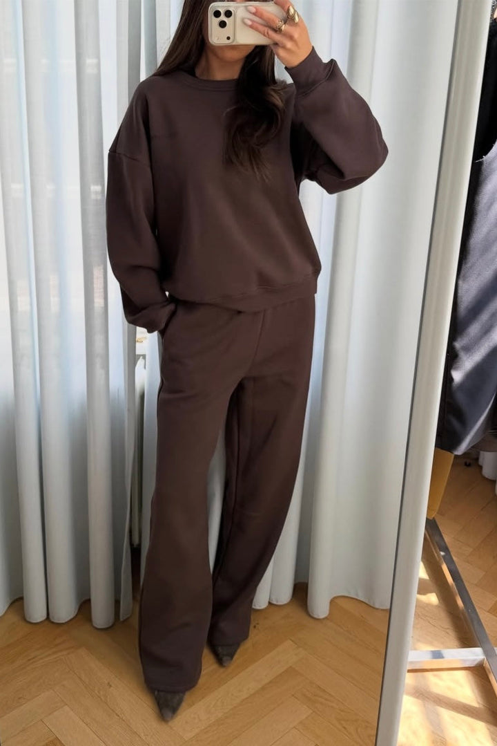 Modström - Tiamd Straight Pants 59813 - 5508 - Seal Brown