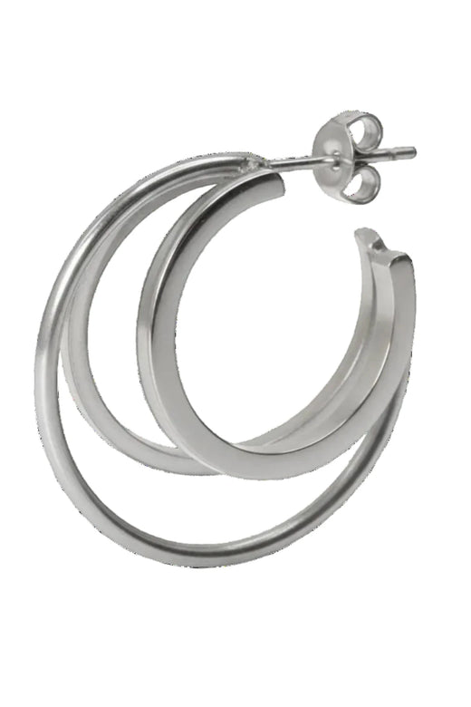 Jane Koenig - Triple Olympia Hoop TOH-SS26-SS-S_RIGHT - Silver Øreringe 