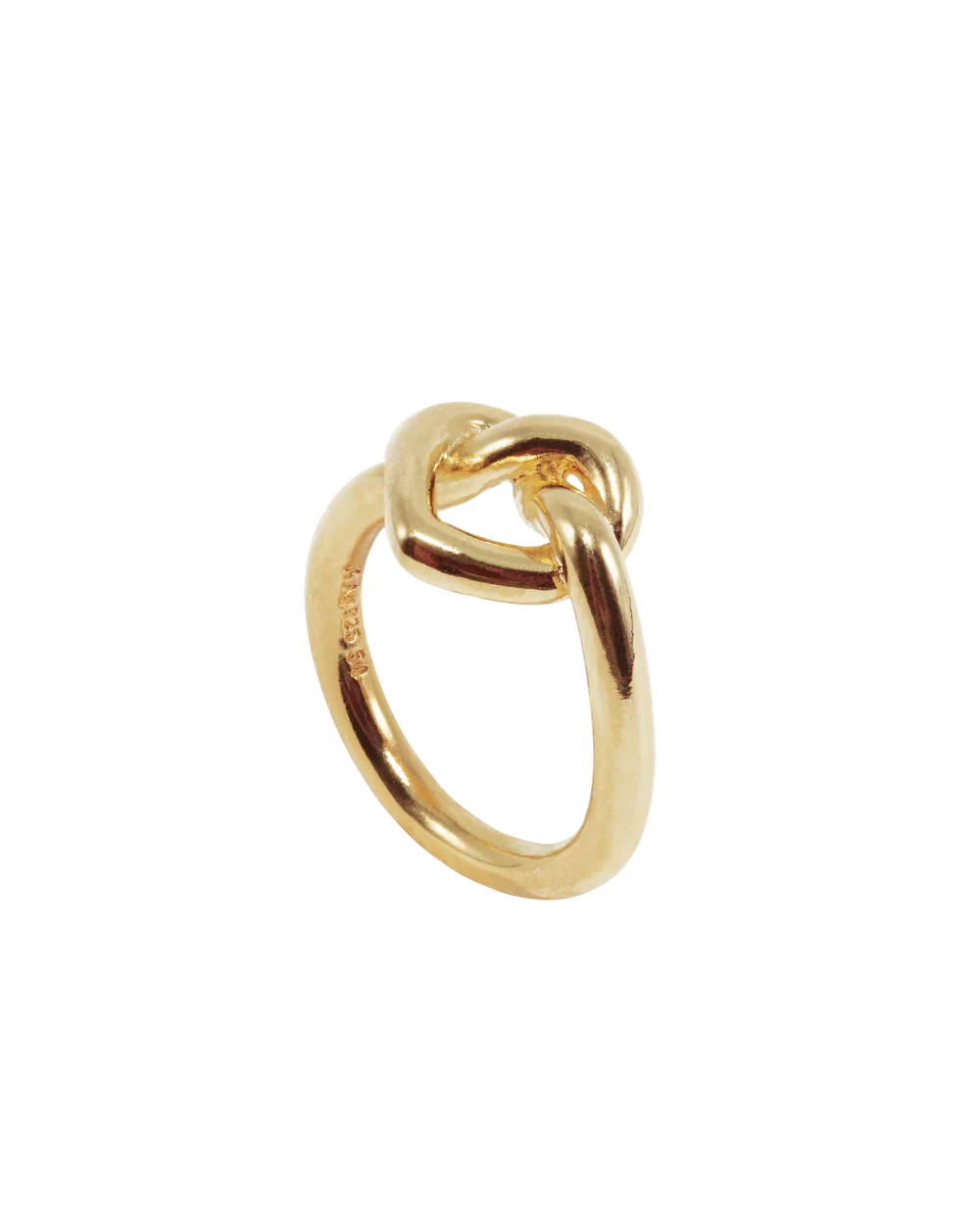Jane Kønig - Big Tied Heart Ring BTHR-AW25-G_56 - Ring Ringe 