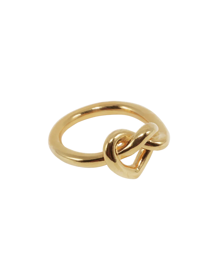 Jane Kønig - Big Tied Heart Ring BTHR-AW25-G_56 - Ring Ringe 